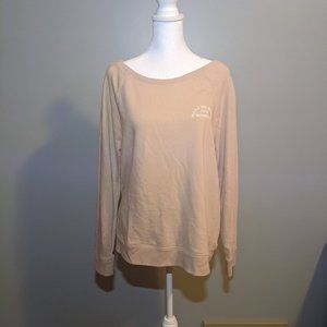 Victoria's Secrect PINK Open Back Sloughy Crewneck